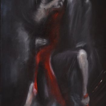 Painting titled "TANGO LATINO 1" by Frederic Janssens (Fredj), Original Artwork, Oil