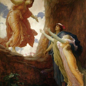 Peinture intitulée "Le retour de Persép…" par Frederic Leighton, Œuvre d'art originale, Huile