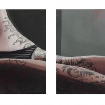 제목이 "tatoo leg"인 미술작품 Frédéric Leleu로, 원작