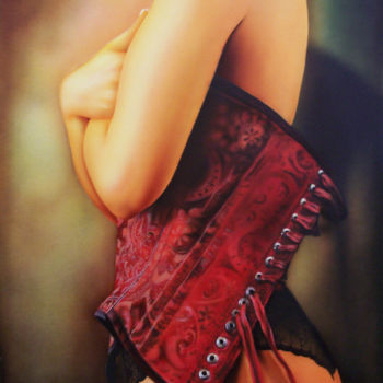 Painting titled "corset.jpg" by Frédéric Mauron, Original Artwork, Airbrush