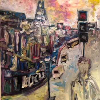 Картина под названием "Rue Solférino (mars…" - Frédéric Pierre Lemonnier Lemonnier, Подлинное произведение искусства, Масло…