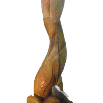雕塑 标题为“Cycle de vie” 由Frédéric Boiron, 原创艺术品, 木