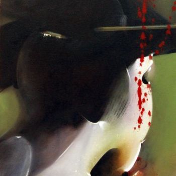 Pintura titulada "GEISHA" por Frederik Bellanger, Obra de arte original