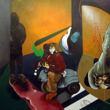 Peinture intitulée "sans titre" par Frederik Bellanger, Œuvre d'art originale