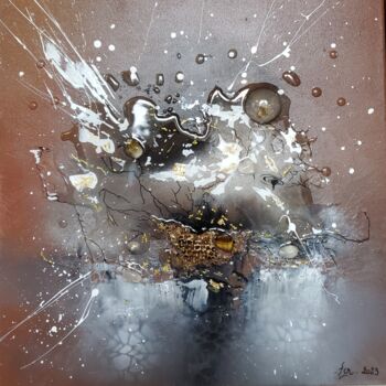 Peinture intitulée "Storm" par Frédérique Chabin-Rivière, Œuvre d'art originale, Acrylique Monté sur Châssis en bois