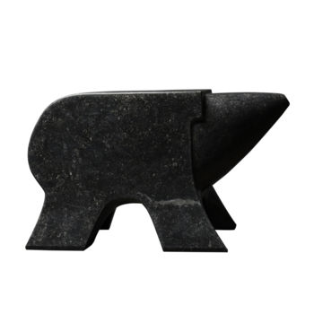 Sculpture intitulée "Cochon-Pig" par Frederique De Meester, Œuvre d'art originale, Pierre