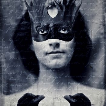 Arts numériques intitulée "masque 5" par Frédérique Longrée, Œuvre d'art originale