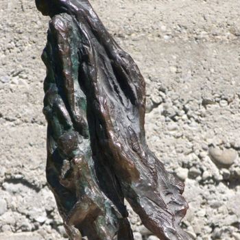 Sculpture titled "Ailleurs" by Frédérique Maillart, Original Artwork, Bronze
