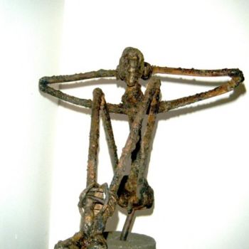 Escultura intitulada "entrave" por Fredeuhe, Obras de arte originais, Metais