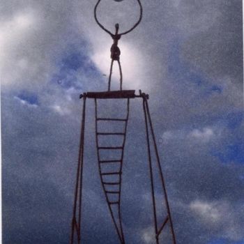Rzeźba zatytułowany „équilibre” autorstwa Fredeuhe, Oryginalna praca