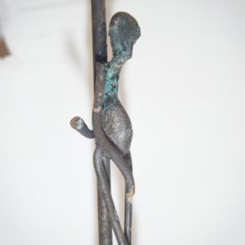 Sculpture intitulée "La fille du coin de…" par Fredeuhe, Œuvre d'art originale