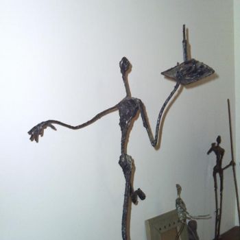 Rzeźba zatytułowany „hep garcon” autorstwa Fredeuhe, Oryginalna praca, Metale
