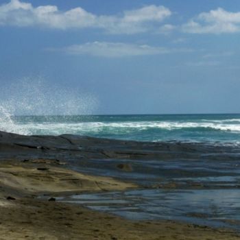 Photography titled "Muriwai Beach" by Frédérique Ziolko, Original Artwork