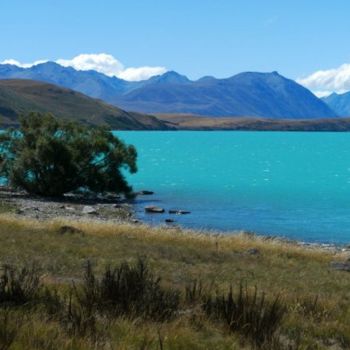 Photography titled "Tekapo Lake" by Frédérique Ziolko, Original Artwork