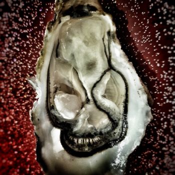 Fotografía titulada "Oyster face" por Fred Goldzak, Obra de arte original