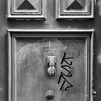 Photographie intitulée "Doorface" par Fred Goldzak, Œuvre d'art originale