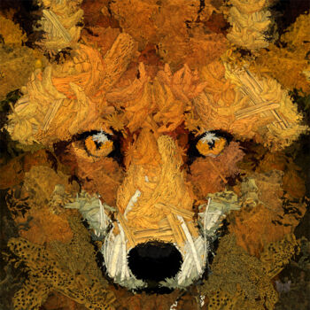 Digital Arts με τίτλο "Fox Out Of Woods 1…" από Frédéric Durieu & Nathalie Erin, Αυθεντικά έργα τέχνης, 2D ψηφιακή εργασία Τ…