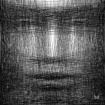 Digitale Kunst getiteld "Ethnic Out Of Lines…" door Frédéric Durieu & Nathalie Erin, Origineel Kunstwerk, 2D Digital Work Ge…