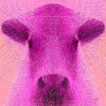 Arte digital titulada "Oh la vache ! (avec…" por Frédéric Durieu & Nathalie Erin, Obra de arte original, Trabajo Digital 2D…