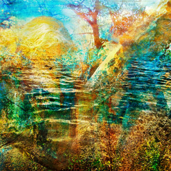 Arts numériques intitulée "Opalescence2.jpg" par Frédérique Négrié, Œuvre d'art originale, Peinture numérique
