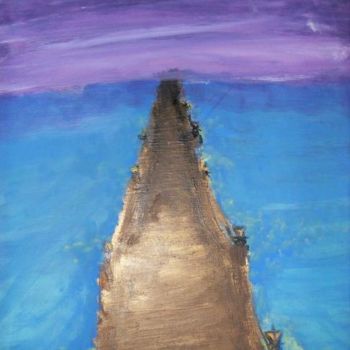 Schilderij getiteld "The Bridge to Nowhe…" door Kathleen Reilly, Origineel Kunstwerk