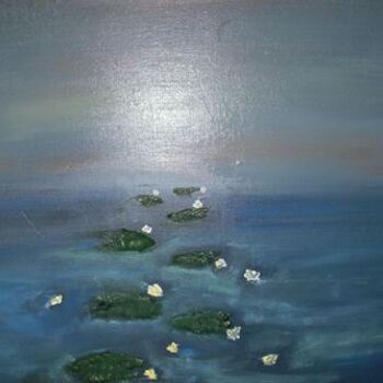 Painting titled "Lily Pads to Nowhere" by Kathleen Reilly, Original Artwork