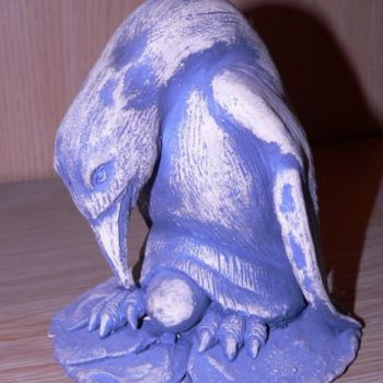 雕塑 标题为“Pinguin” 由Jaquelin Und Manfred Freiberger, 原创艺术品, 陶瓷