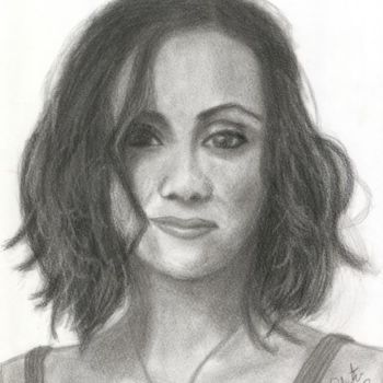 Drawing titled "Cristina Ricci" by Frixo666, Original Artwork
