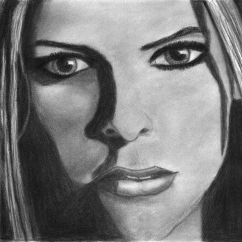 Dibujo titulada "Avril Lavigne" por Frixo666, Obra de arte original