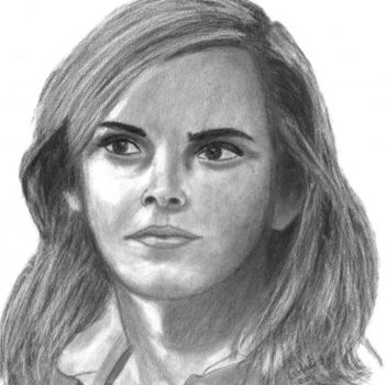 Рисунок под названием "Emma Watson" - Frixo666, Подлинное произведение искусства