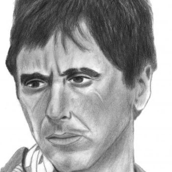 Dibujo titulada "Al Pacino" por Frixo666, Obra de arte original