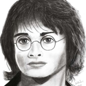 Drawing titled "Daniel Radcliffe" by Frixo666, Original Artwork