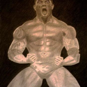 Drawing titled "Dave Batista" by Frixo666, Original Artwork