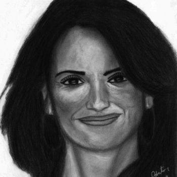 Drawing titled "Penelope Cruz" by Frixo666, Original Artwork