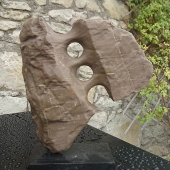 Sculpture titled "Ex-tension XC" by Gilbert Frizon, Original Artwork, Stone