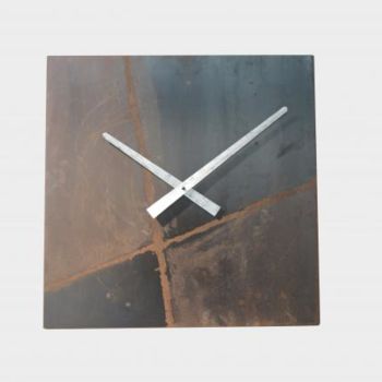 Design intitulée "Horloge INDUS murale" par Fugiatore, Œuvre d'art originale, Objets