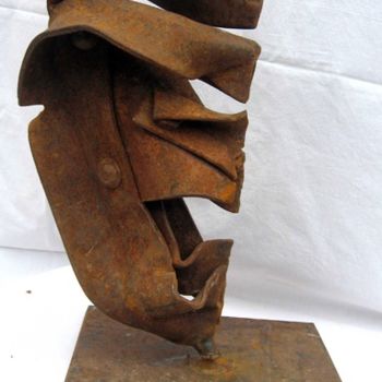 Sculpture titled "Variation métallique" by Vincent Libecq, Original Artwork