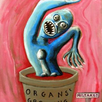Peinture intitulée "ORGANS' GROWING MIS…" par Fulvio Martini, Œuvre d'art originale