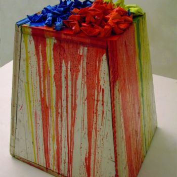 Scultura intitolato "Mare colorato, 2008…" da Fulvio Rossello, Opera d'arte originale