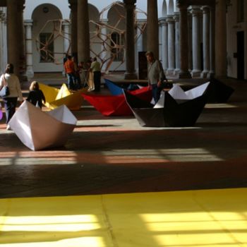 "Performance Ducale…" başlıklı Heykel Fulvio Rossello tarafından, Orijinal sanat, Kâğıt