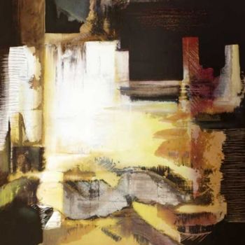 Painting titled "la page blanche" by Laurence Moreux, Original Artwork