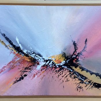 Painting titled "ECLIPSE" by Georgette Boesch, Original Artwork, Acrylic