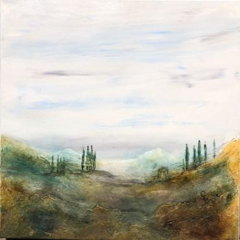 Malerei mit dem Titel "TOSCANE" von Georgette Boesch, Original-Kunstwerk, Acryl