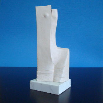 Sculpture titled "Torse féminin" by Arshak Van Grig, Original Artwork, Ceramics