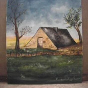 Pintura titulada "buron cévénol" por Gabale, Obra de arte original, Oleo