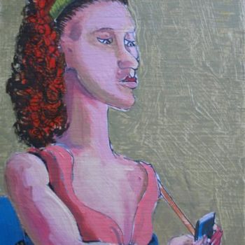 Painting titled "CTA Portrait 13" by Gabriel Patti, Original Artwork