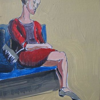 Painting titled "CTA Portrait #5" by Gabriel Patti, Original Artwork