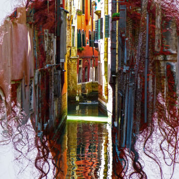 Digital Arts titled "Thinking of Venice" by Gabi Hampe, Original Artwork, Collages