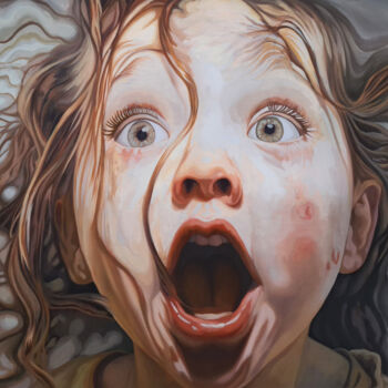 Картина под названием "Amazing world" - Gabriel Cristian Matei, Подлинное произведение искусства, Масло