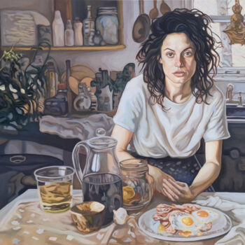 "Morning honey, brea…" başlıklı Tablo Gabriel Cristian Matei tarafından, Orijinal sanat, Petrol